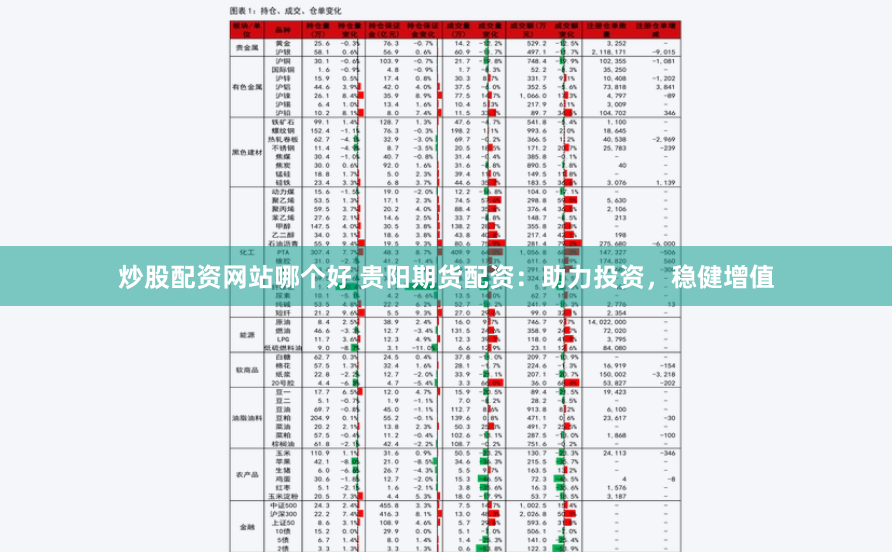 炒股配资网站哪个好 贵阳期货配资：助力投资，稳健增值